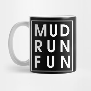 Trail Running Mud Run Fun Mudder Mudding Lovers Mug